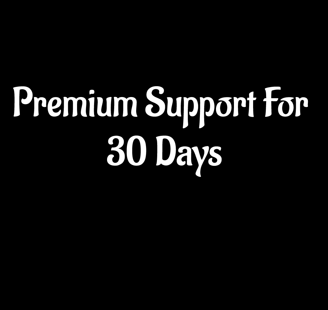 30 Days Support For WordPress Plugin For Two Websites